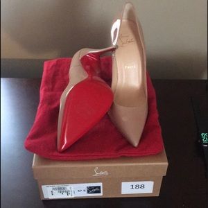 Nude Christian Loubiton “so kate” shoes